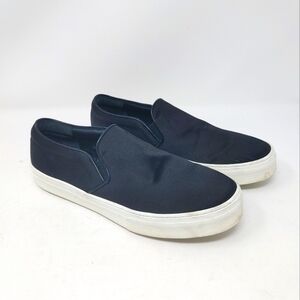 Celine Black Satin Skate Slip On Size 40